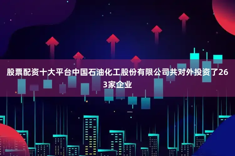 股票配资十大平台中国石油化工股份有限公司共对外投资了263家企业