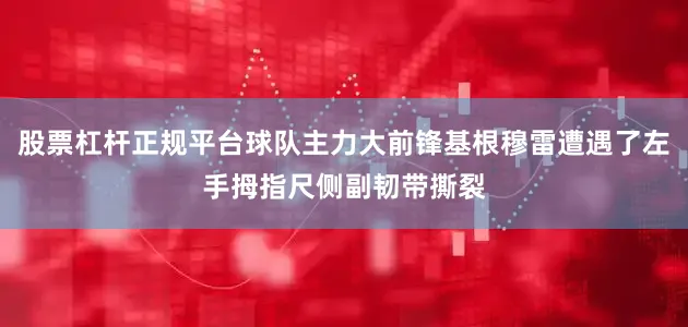 股票杠杆正规平台球队主力大前锋基根穆雷遭遇了左手拇指尺侧副韧带撕裂